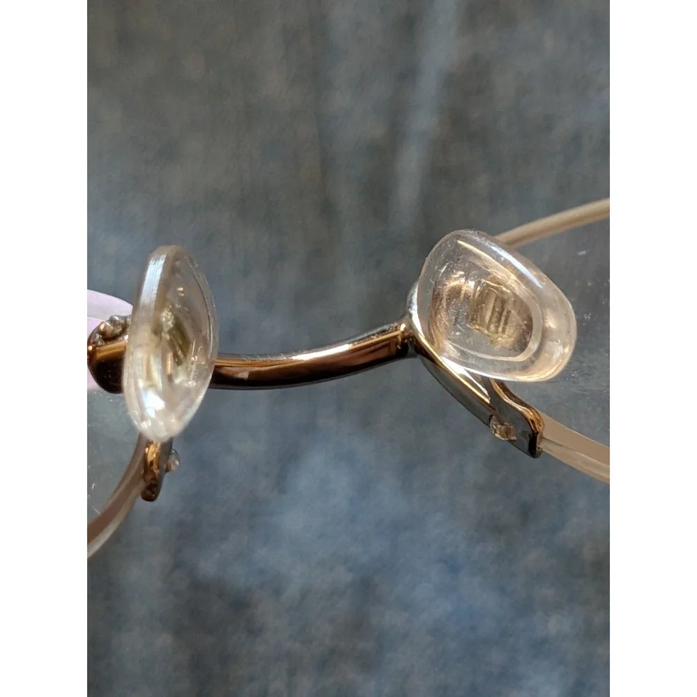 Oleg Glasses Women Silver Tone Gold Tone Embellished Eyeglasses Frames 51-17